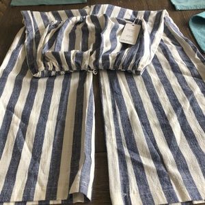 One piece pant romper.